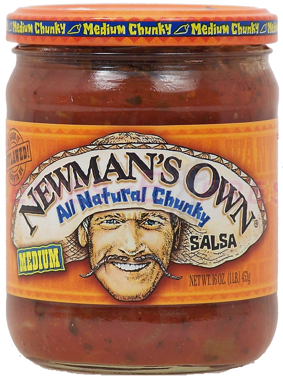 Newman's Own Salsa medium all natural chunky Full-Size Picture